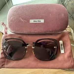 Miu Miu | Accessories | Miu Miu Sunglasses With Hard Case  display picture 3